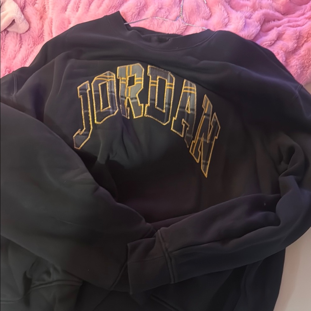 Jordan Black Crewneck Sweater